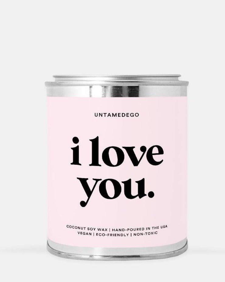 I Love You 16oz Paint Can Candle - UntamedEgo LLC.