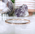 I Love You To The Moon & Back cuff - UntamedEgo LLC.