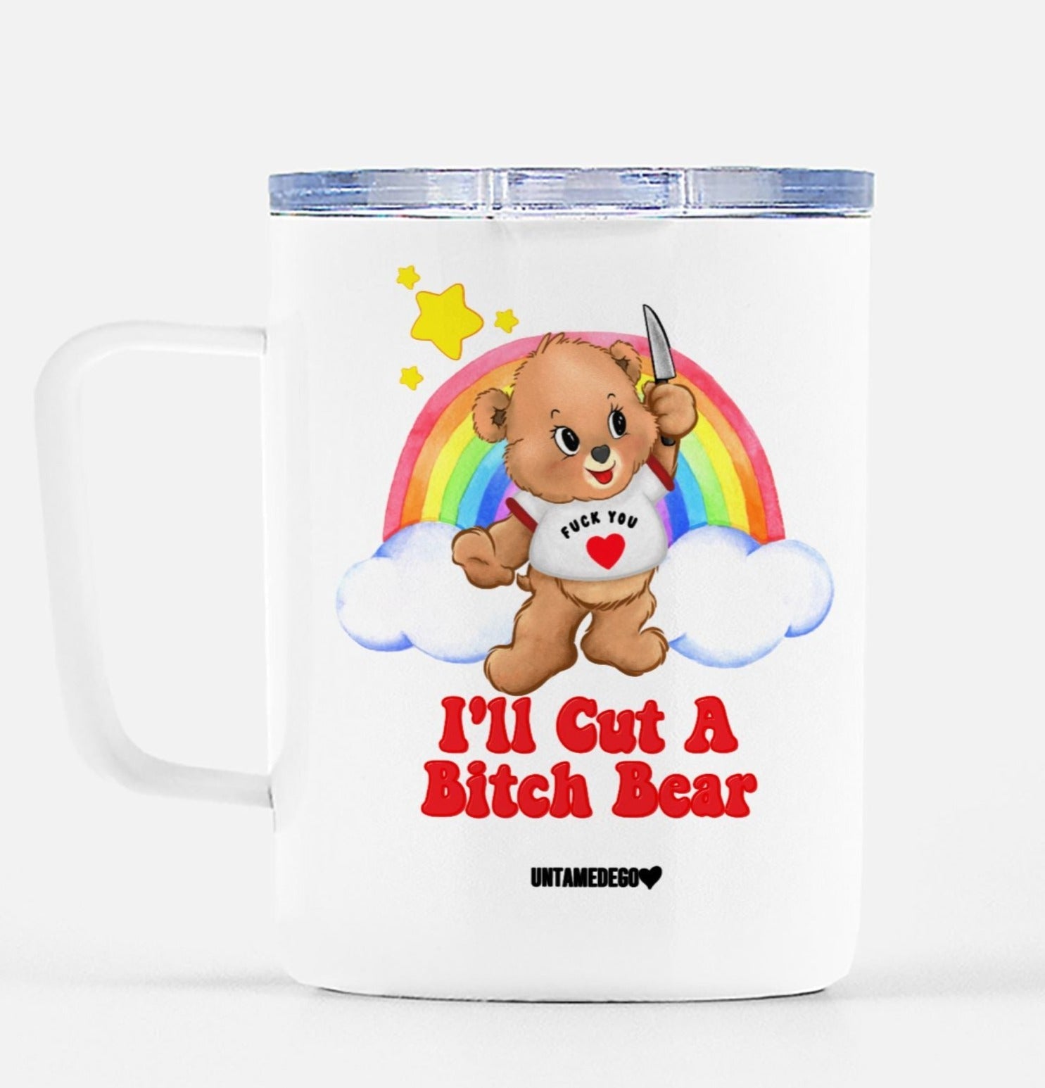 I'll Cut A Bitch Bear Lolly The Bear Mugs - UntamedEgo LLC.