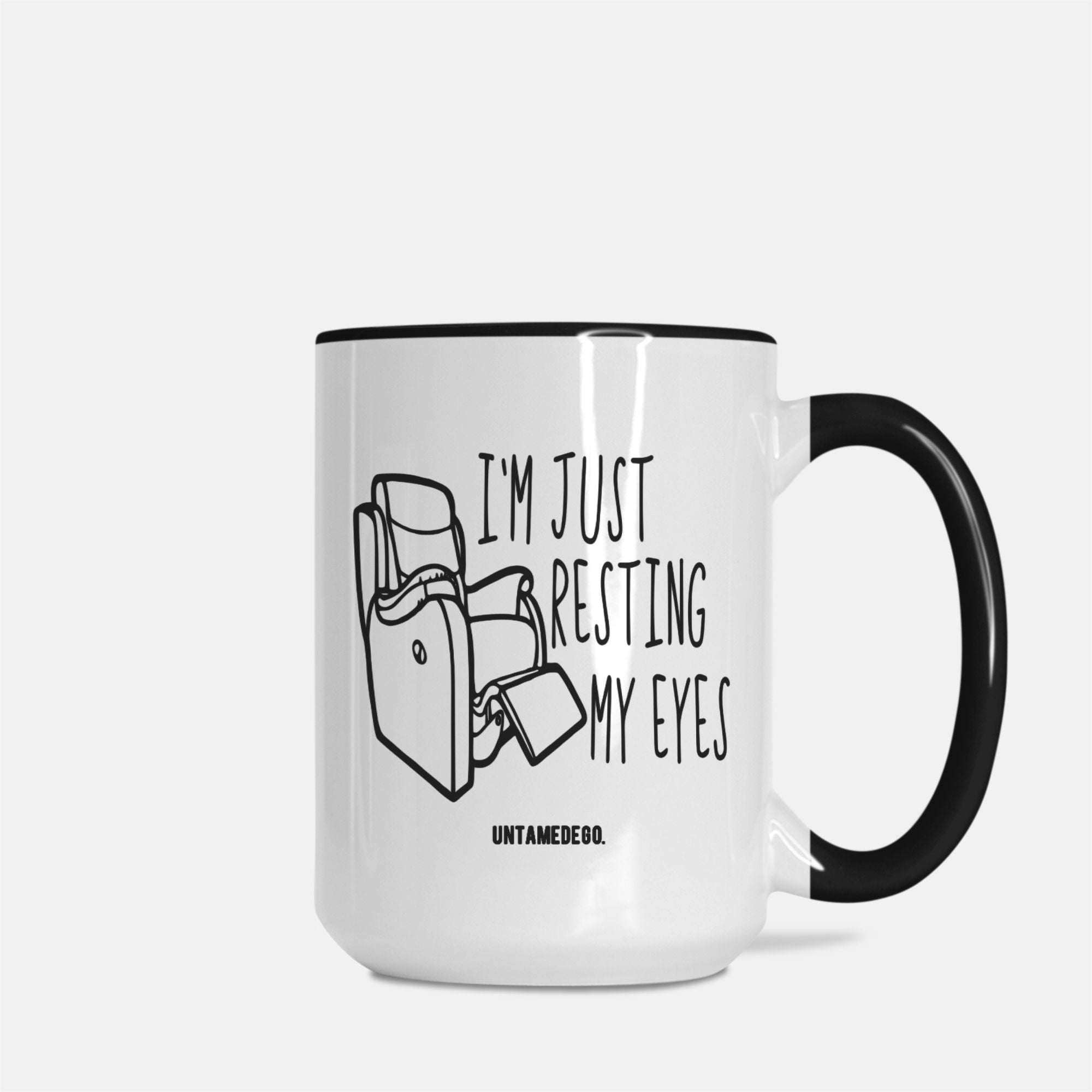 I'm Just Resting My Eyes Funny Dad Mug - UntamedEgo LLC.