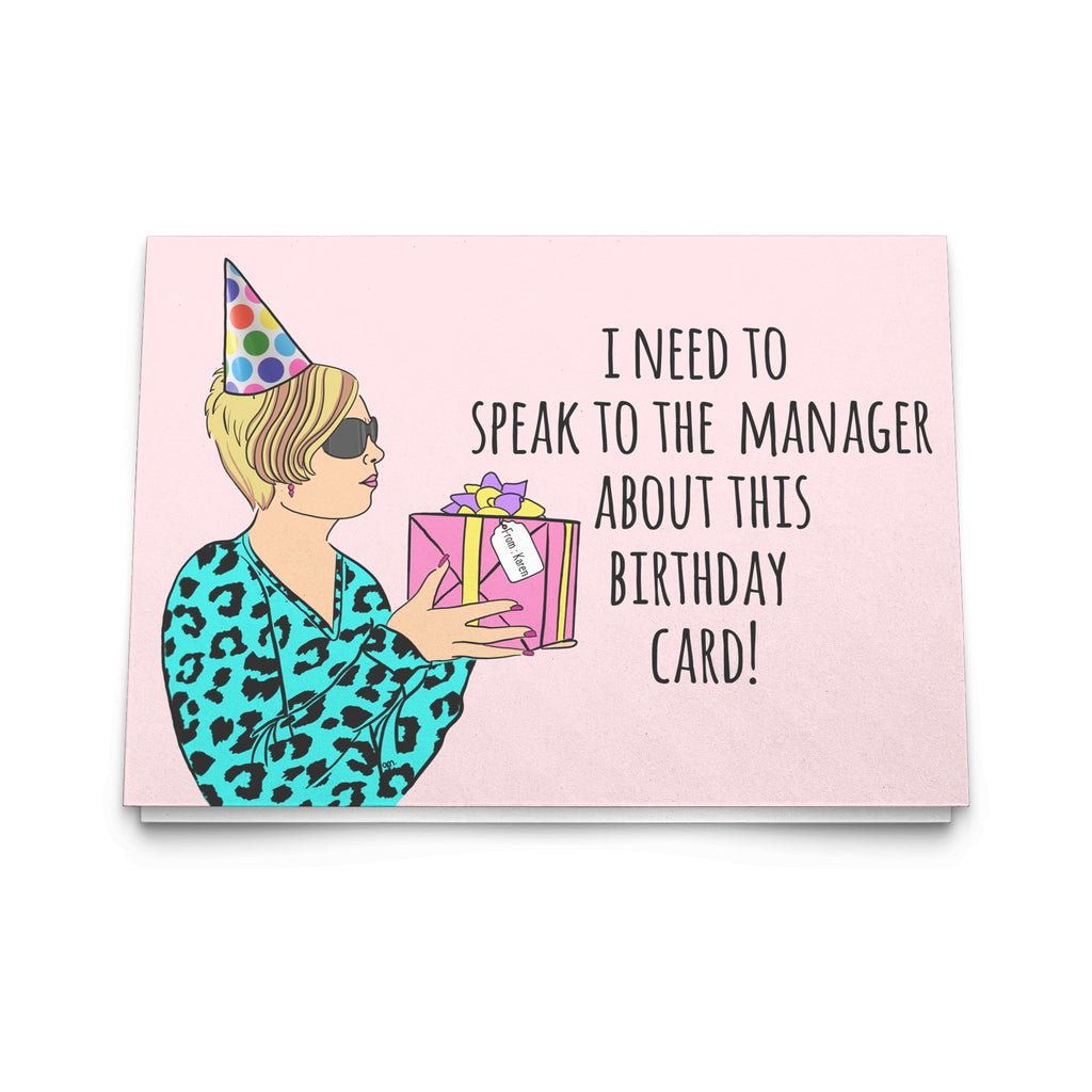 Karen Birthday Card - UntamedEgo LLC.