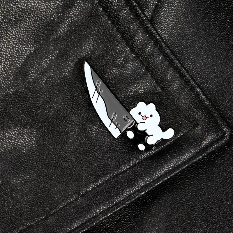 Knife Kitty Pin - UntamedEgo LLC.