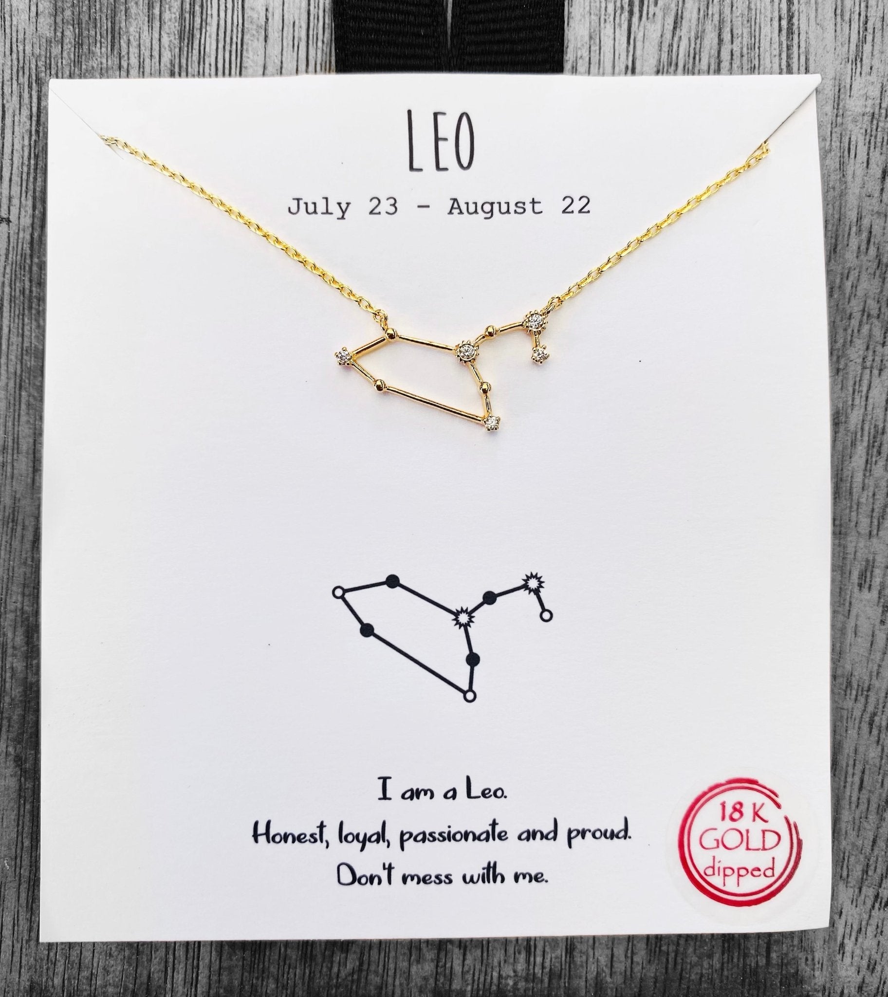 Leo Constellation Star Charm Necklace - UntamedEgo LLC.