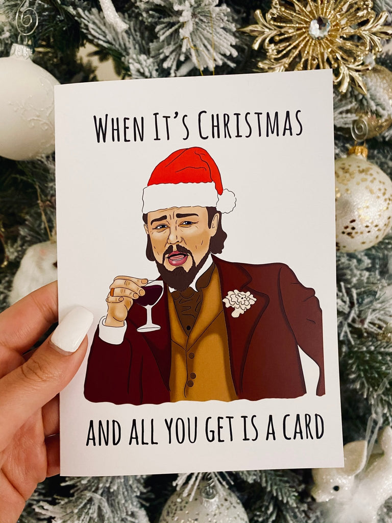 Leonardo Meme Christmas Card - UntamedEgo LLC.