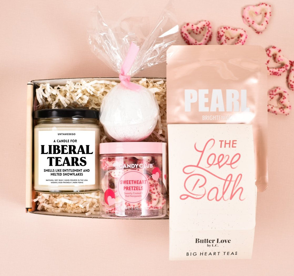 Liberal Tears Funny Political Valentines's Day Gift Box - UntamedEgo LLC.