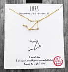 Libra Constellation Star Charm Necklace - UntamedEgo LLC.