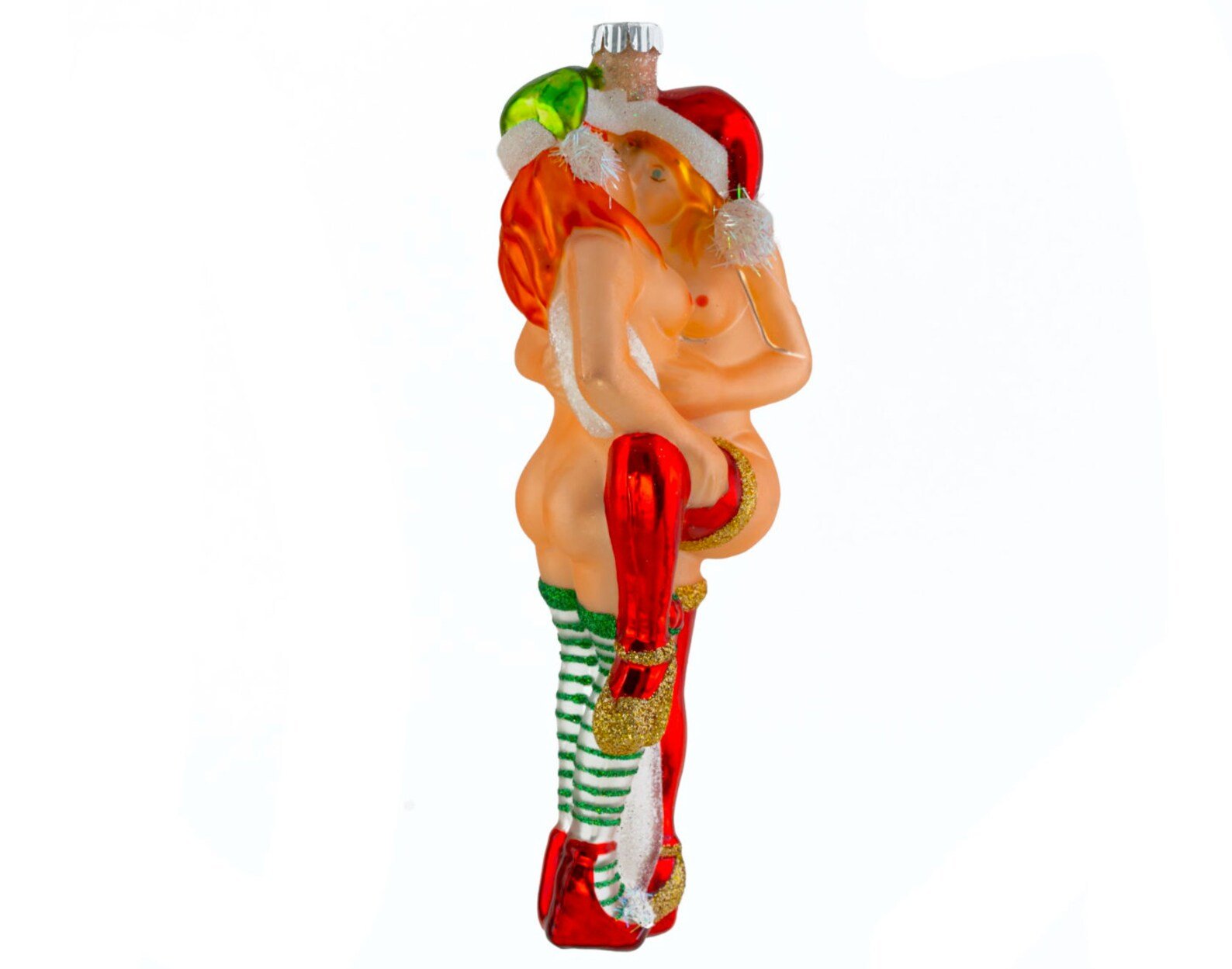 Lip Locked Adult Christmas Ornament - UntamedEgo LLC.