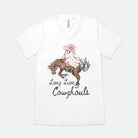 Long Live Cowgirls V - Neck Tee - UntamedEgo LLC.