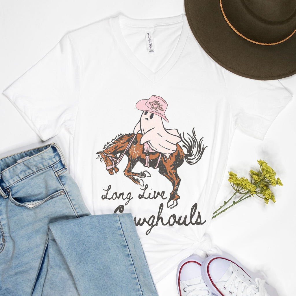 Long Live Cowgirls V-Neck Tee - UntamedEgo LLC.