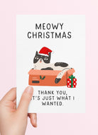 Meowy Christmas Greeting Card - UntamedEgo LLC.
