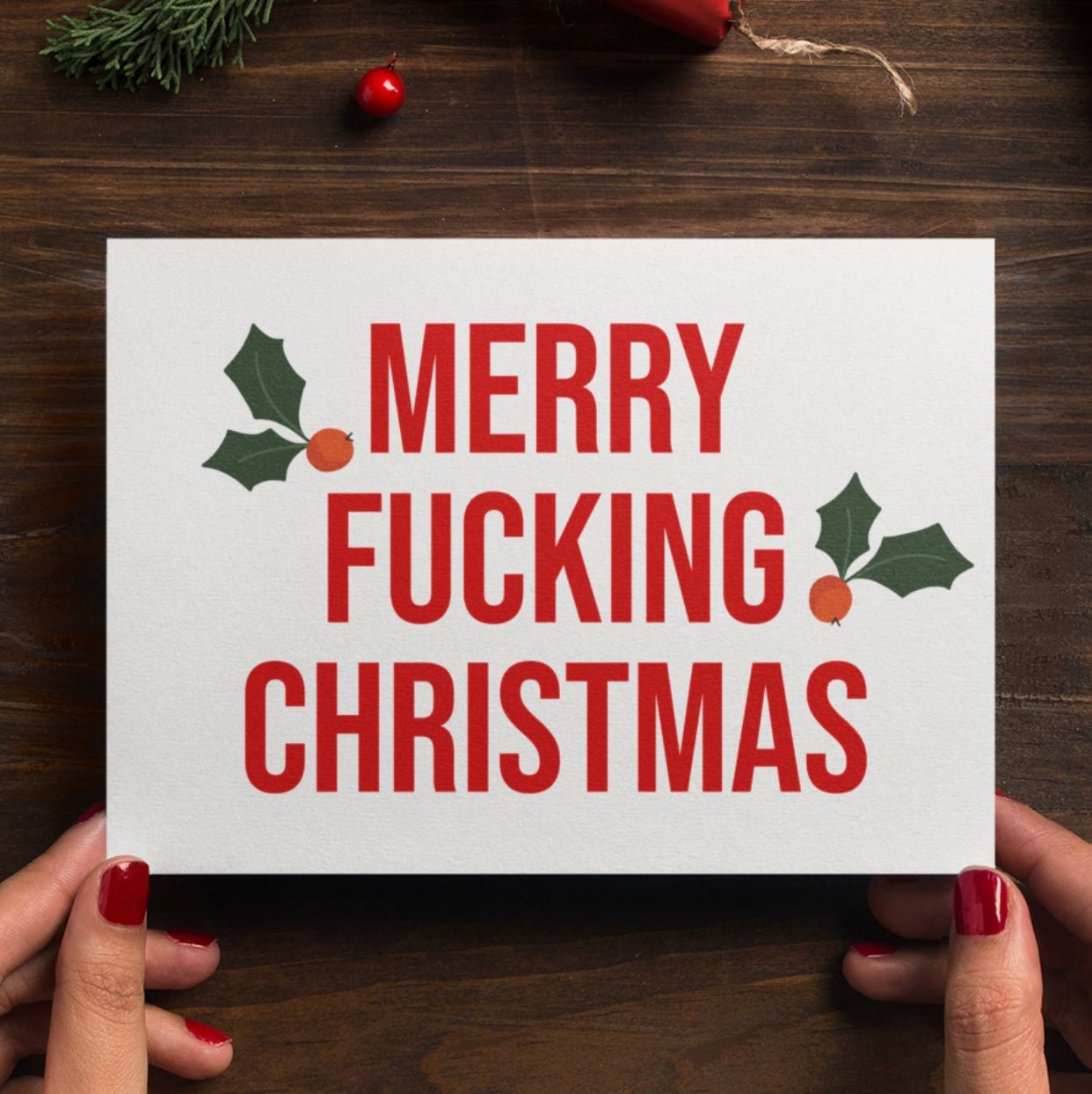 Merry Fucking Christmas Card - UntamedEgo LLC.