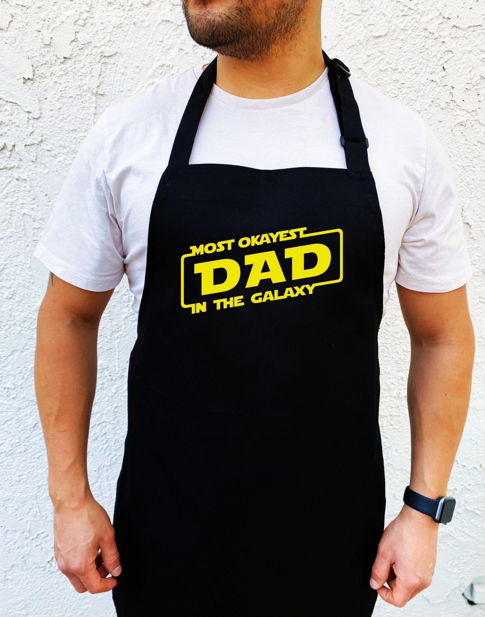 Most Okayest Dad In The Galaxy Apron - UntamedEgo LLC.