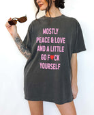 Mostly Peace & Love Tee - UntamedEgo LLC.