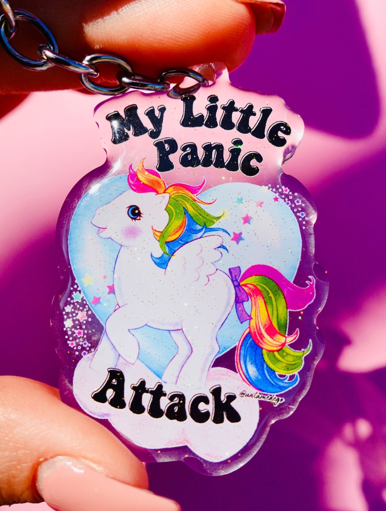 My Little Panic Attack Acrylic Keychain - UntamedEgo LLC.