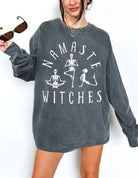 Namaste Witches Halloween Crew Sweatshirt - UntamedEgo LLC.