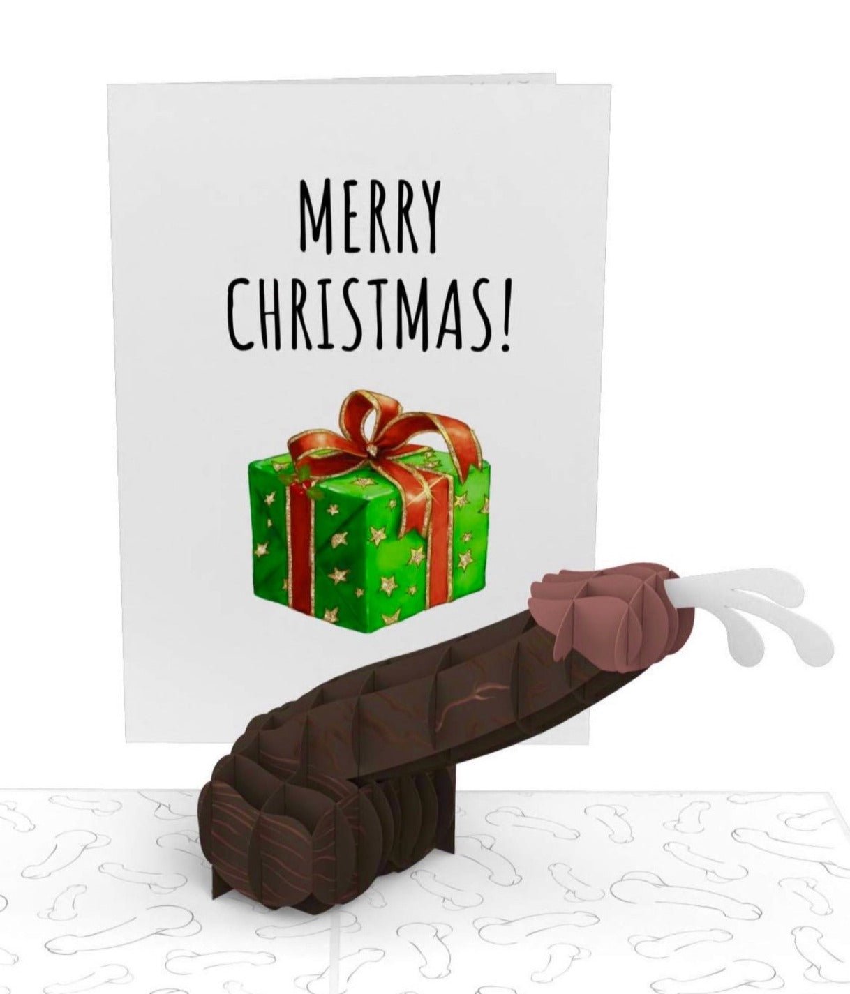 Naughty Pop Up Christmas Card - UntamedEgo LLC.