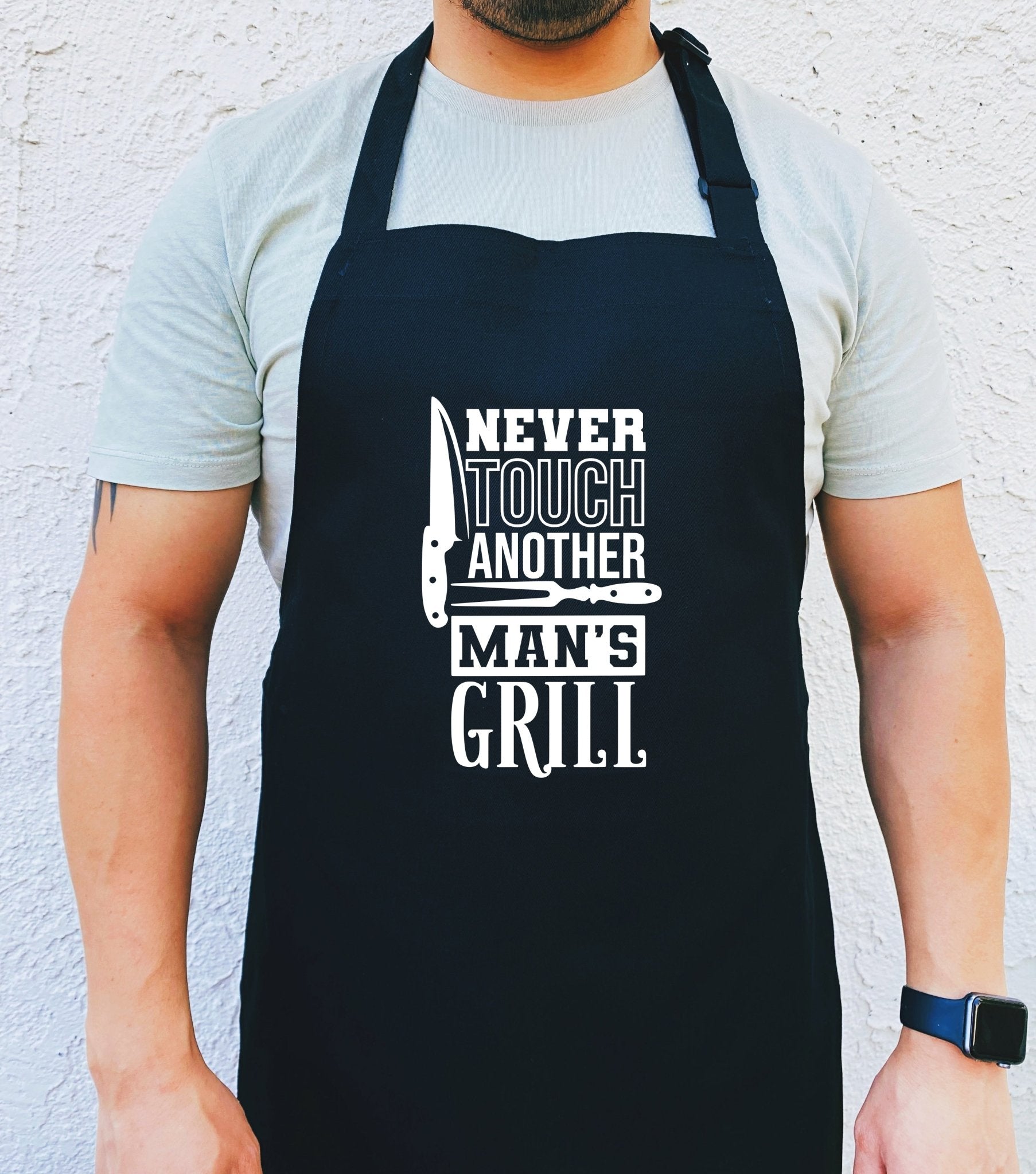 Never Touch Another Man's Grill Apron - UntamedEgo LLC.