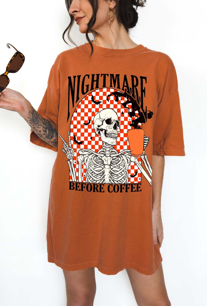 Nightmare Before Coffee Halloween Tee - UntamedEgo LLC.