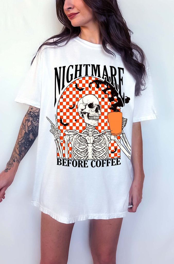 Nightmare Before Coffee Halloween Tee - UntamedEgo LLC.