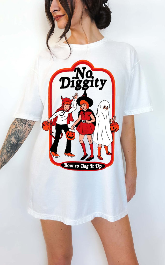 No Diggity About To Bag It Up Halloween Tee - UntamedEgo LLC.