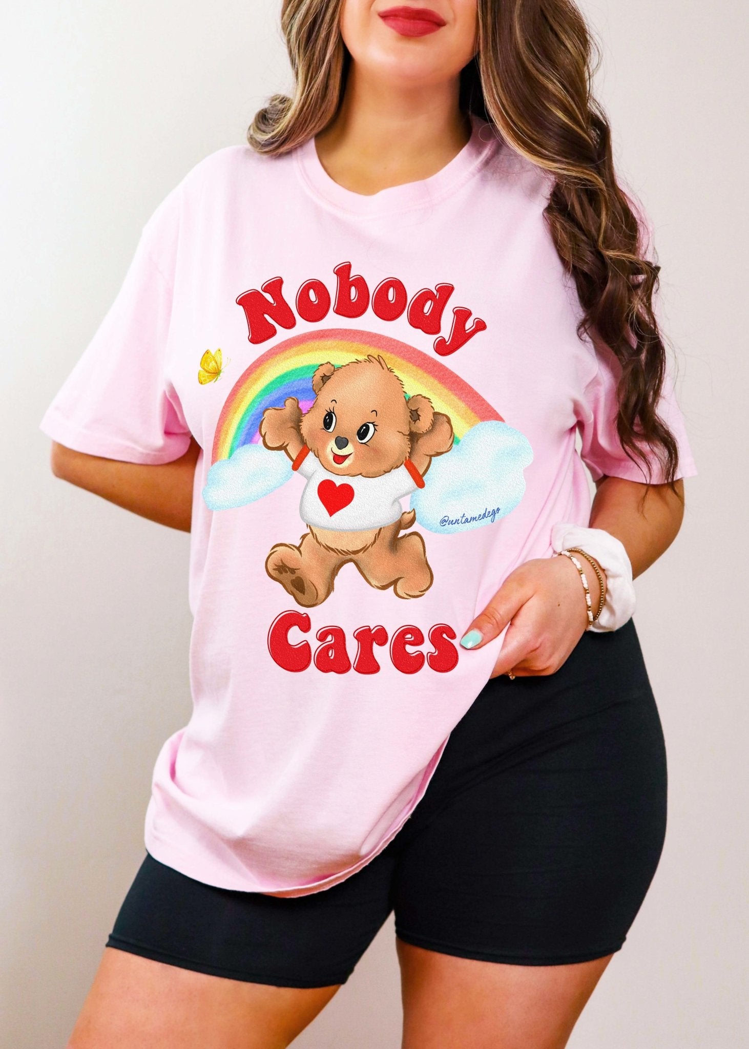 Nobody Cares Lolly The Bear Tee - UntamedEgo LLC.