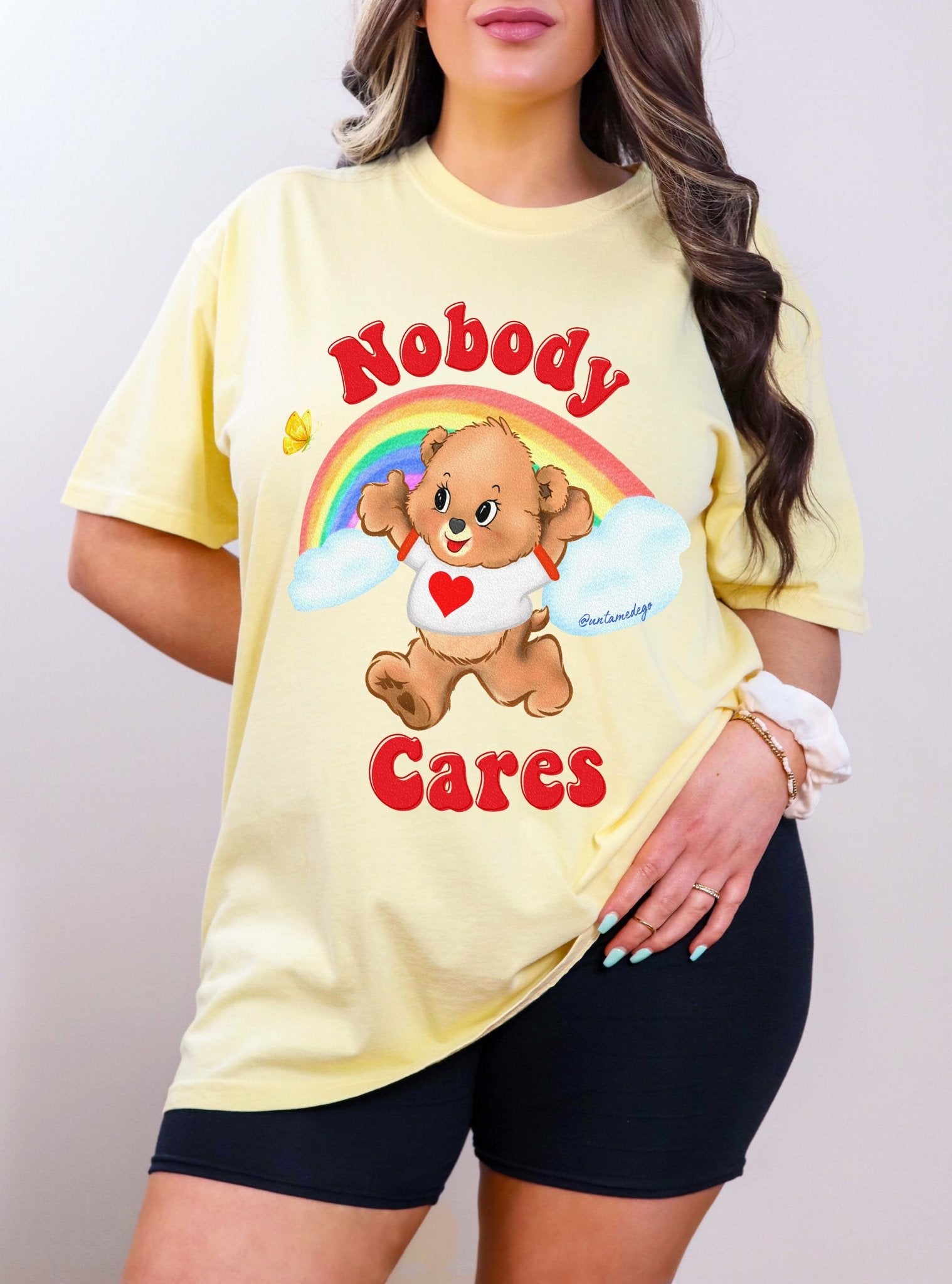 Nobody Cares Lolly The Bear Tee - UntamedEgo LLC.