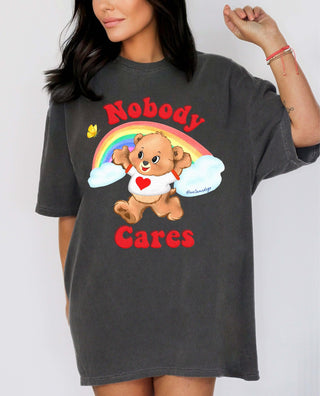 Nobody Cares Lolly The Bear Tee - UntamedEgo LLC.