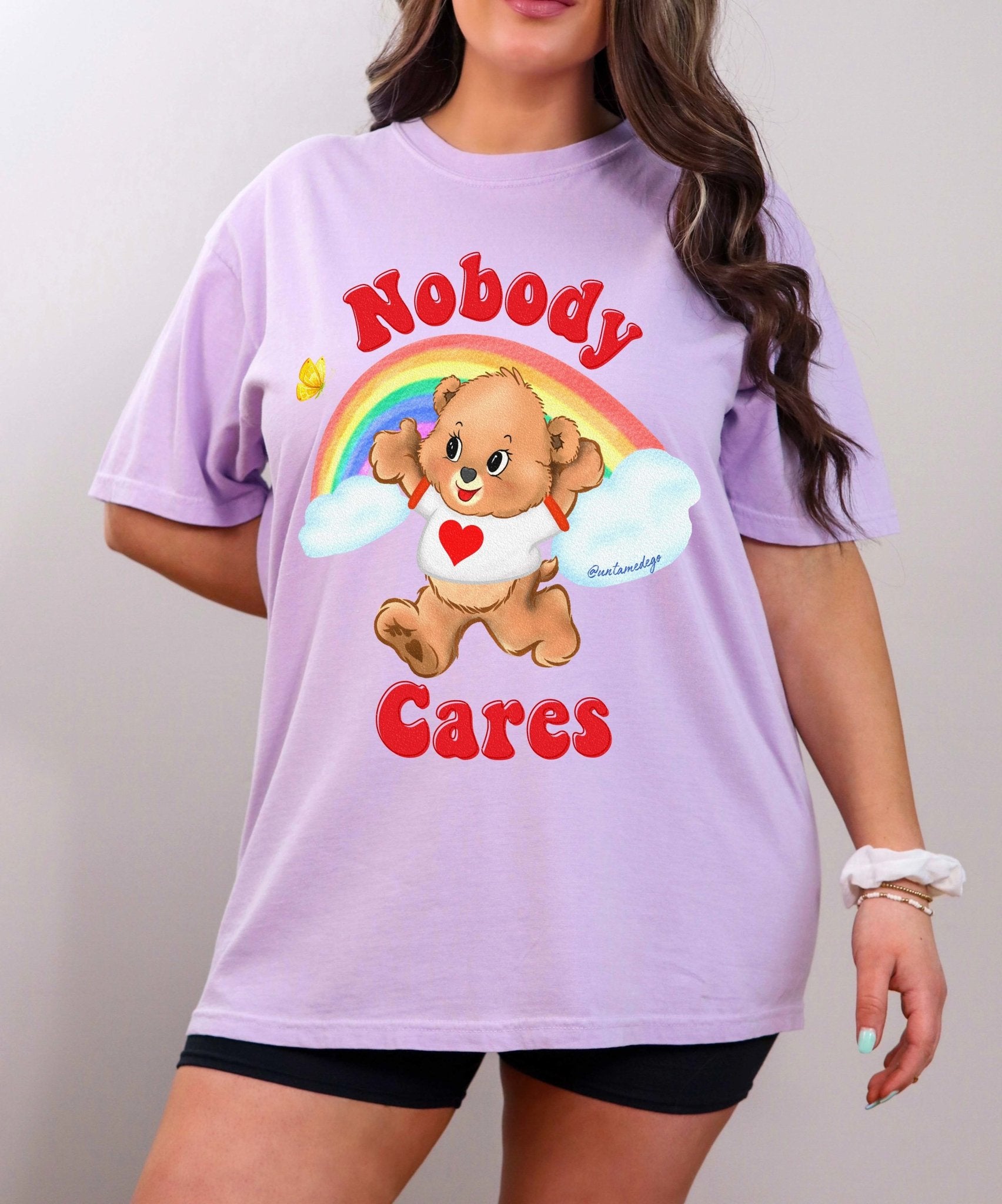 Nobody Cares Lolly The Bear Tee - UntamedEgo LLC.