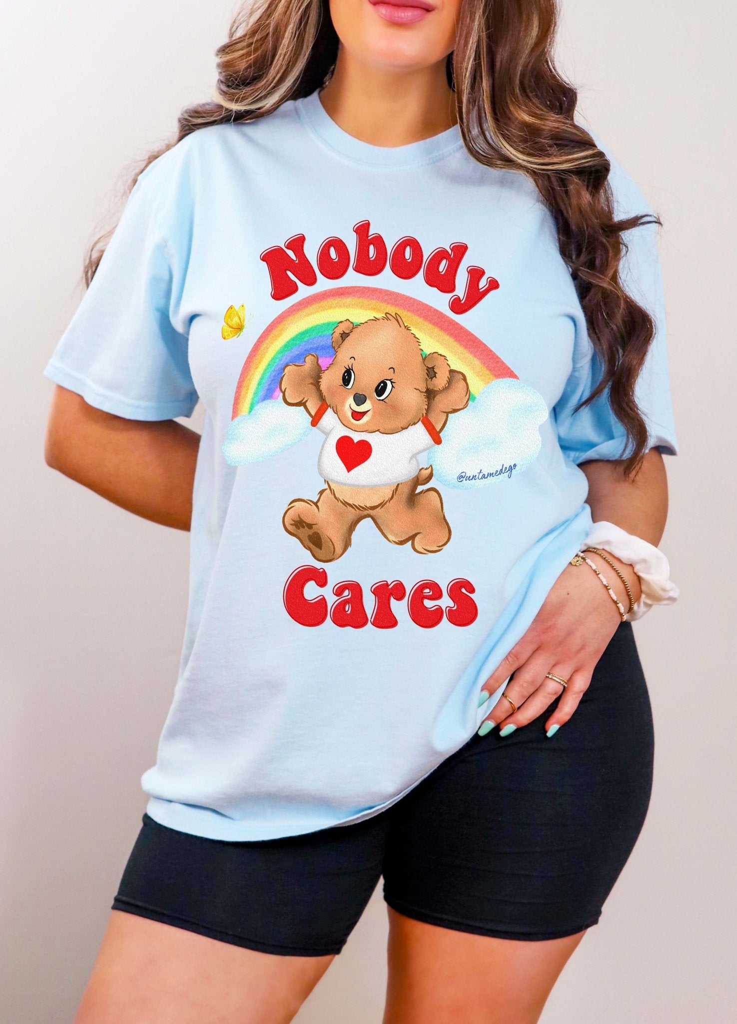 Nobody Cares Lolly The Bear Tee - UntamedEgo LLC.
