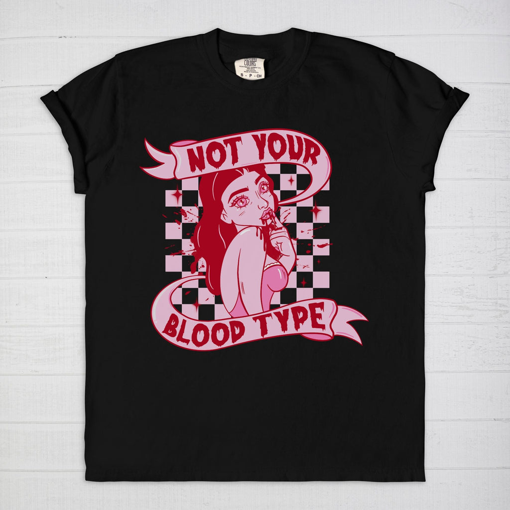 Not Your Blood Type Halloween Tee - UntamedEgo LLC.