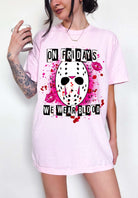 On Fridays We Wear Blood Halloween Horror Tee - UntamedEgo LLC.