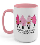 On Wednesdays We Wear Pink 15oz Mug - UntamedEgo LLC.