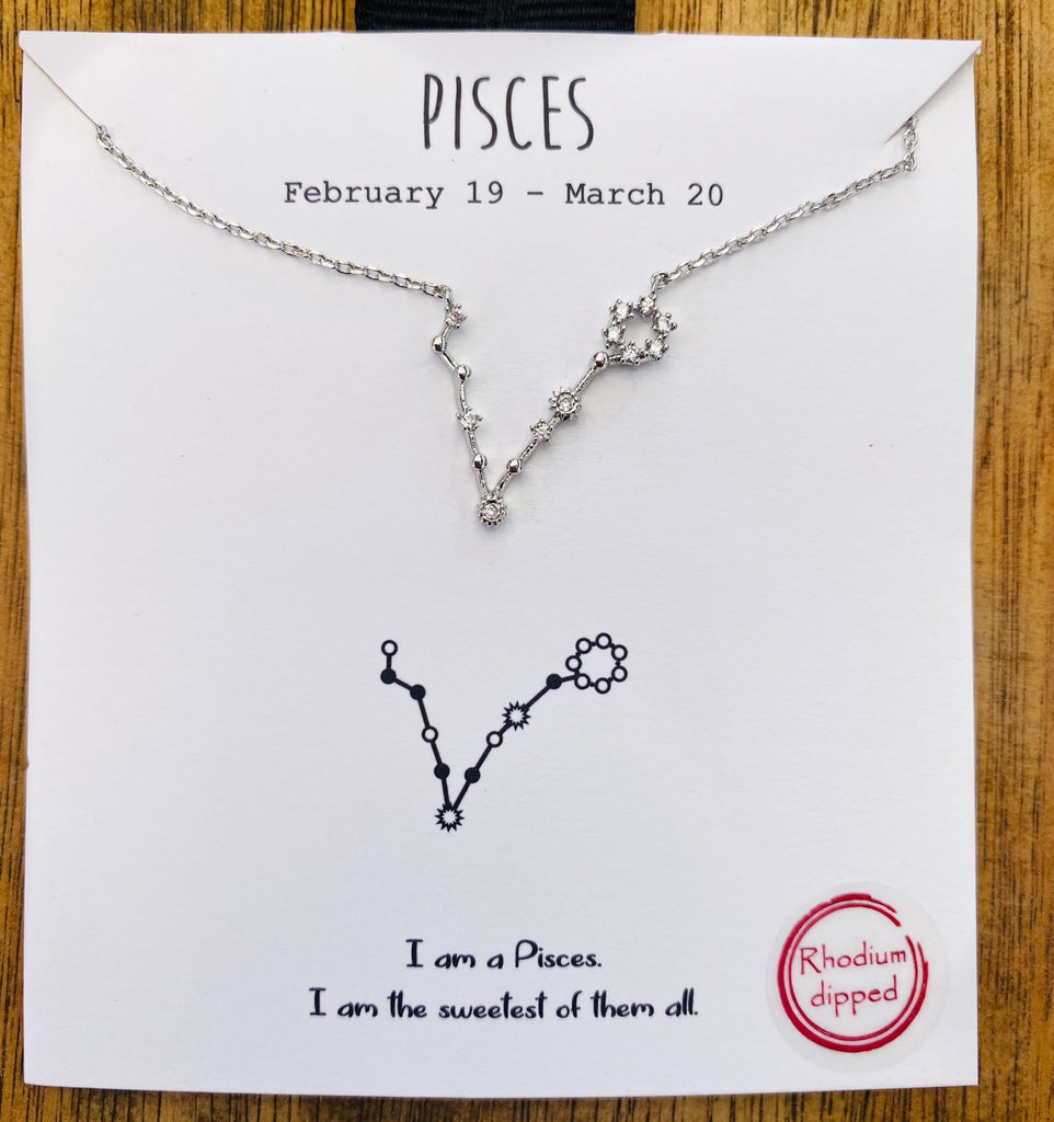 Pisces Constellation Star Charm Necklace - UntamedEgo LLC.