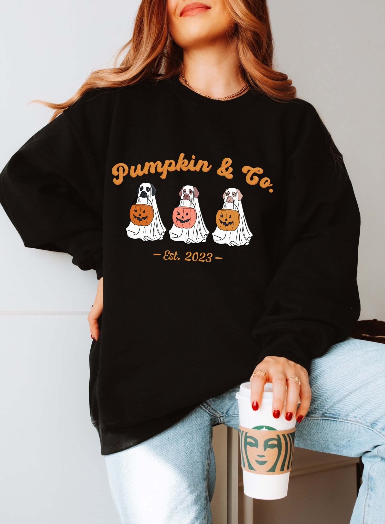 Pumpkin & Co Halloween Crew Sweatshirt - UntamedEgo LLC.