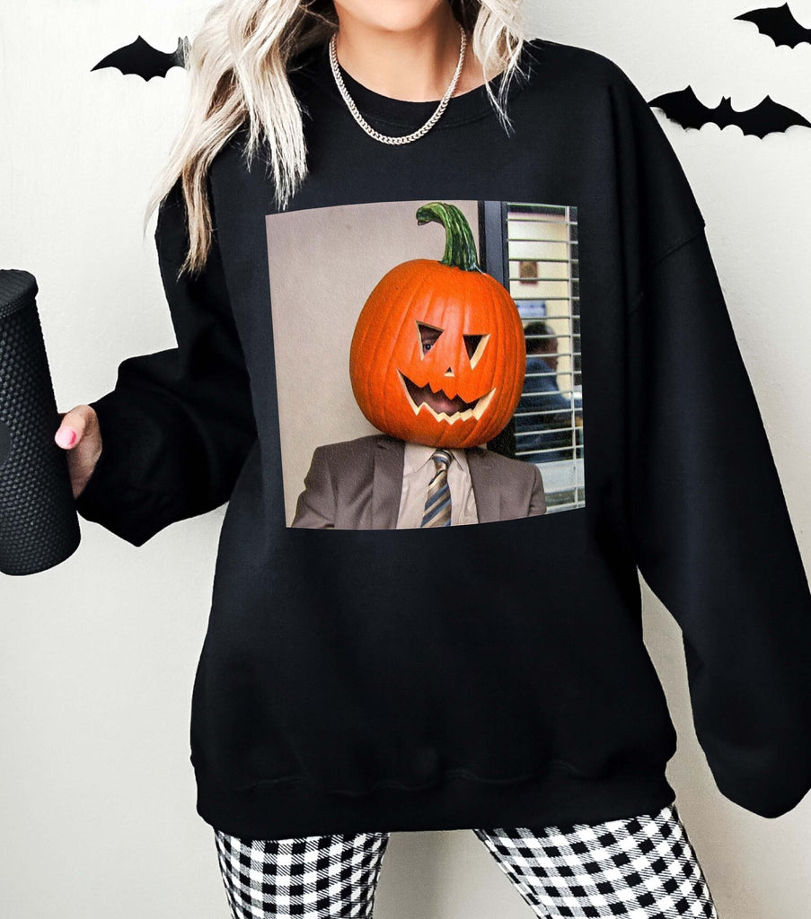 Pumpkin Head Crew Sweatshirt - UntamedEgo LLC.