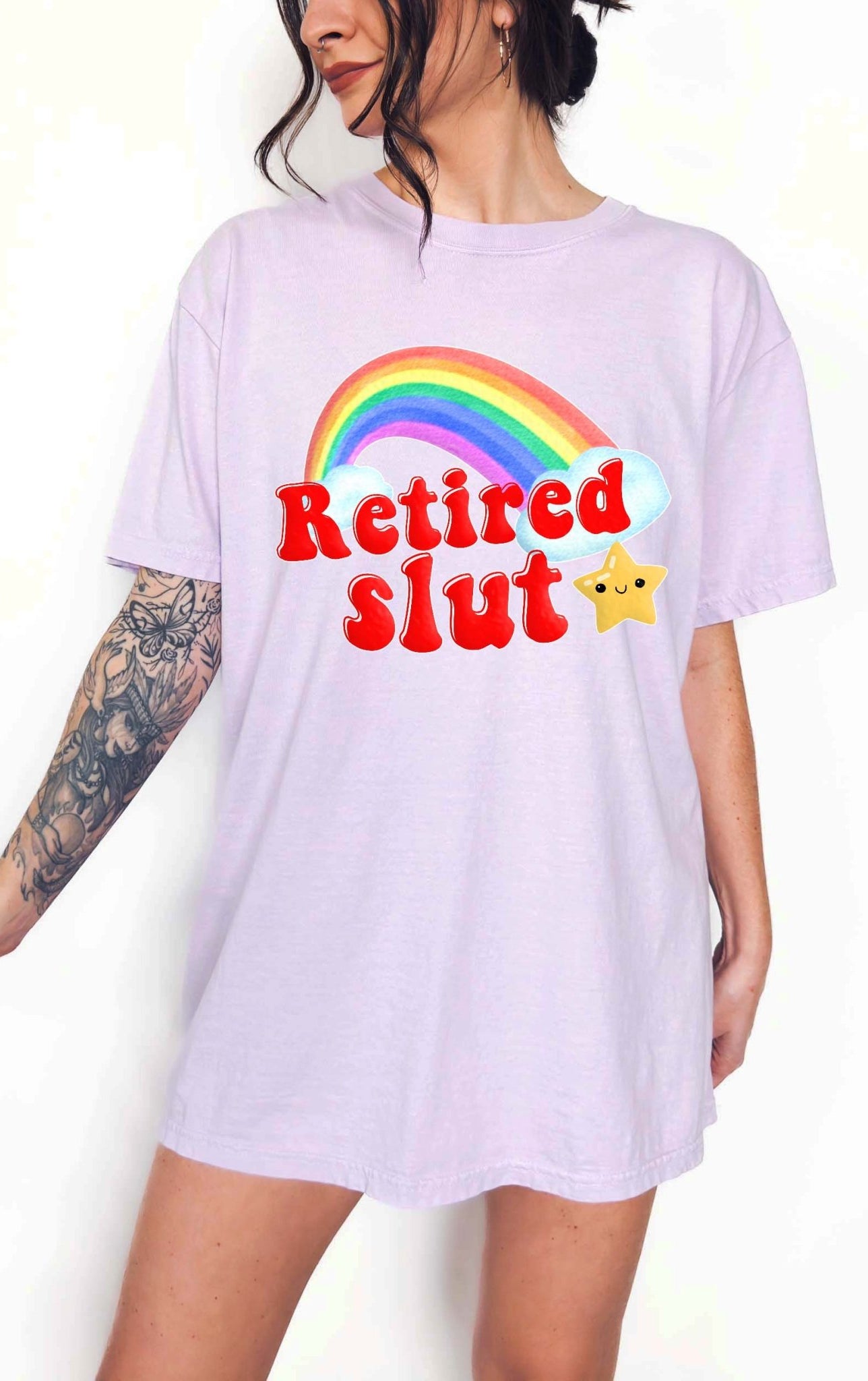 Retired Slut Retro Tee - UntamedEgo LLC.
