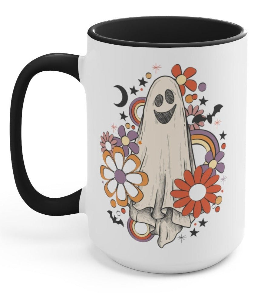 Retro Ghost 15oz Mug - UntamedEgo LLC.