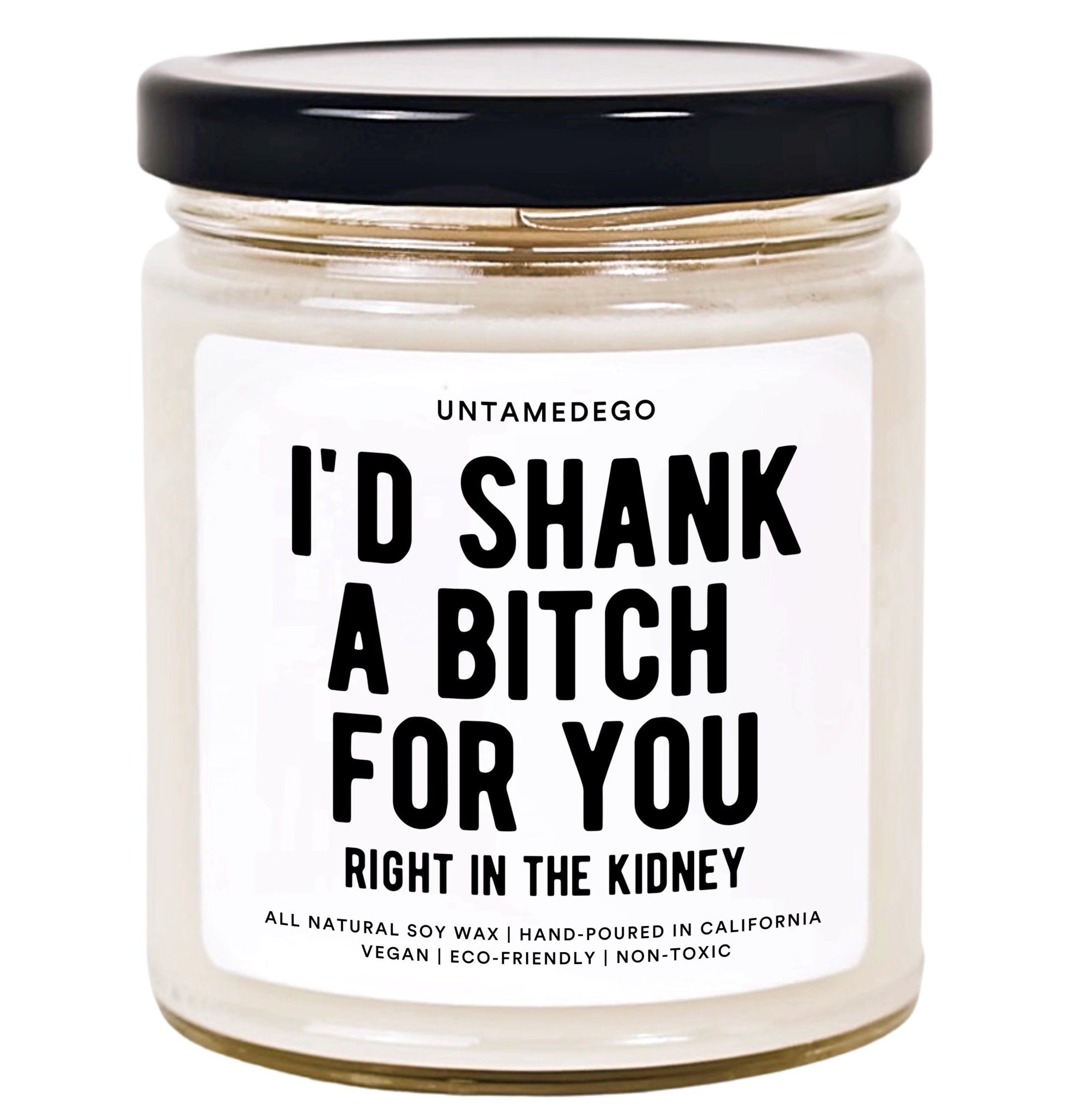 Right In The Kidney Hand Poured Candle - UntamedEgo LLC.