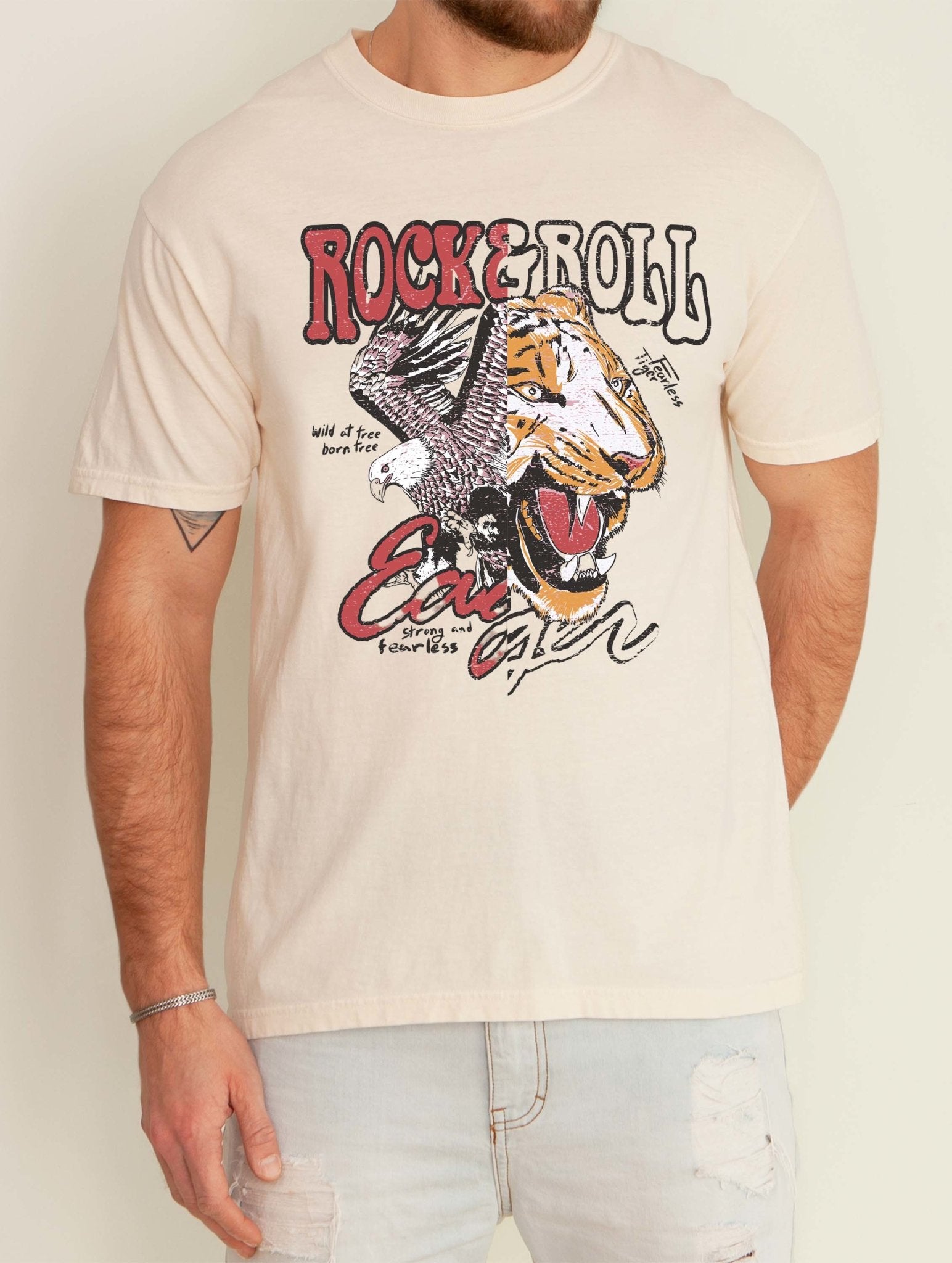 Rock & Roll Mens Tee - UntamedEgo LLC.