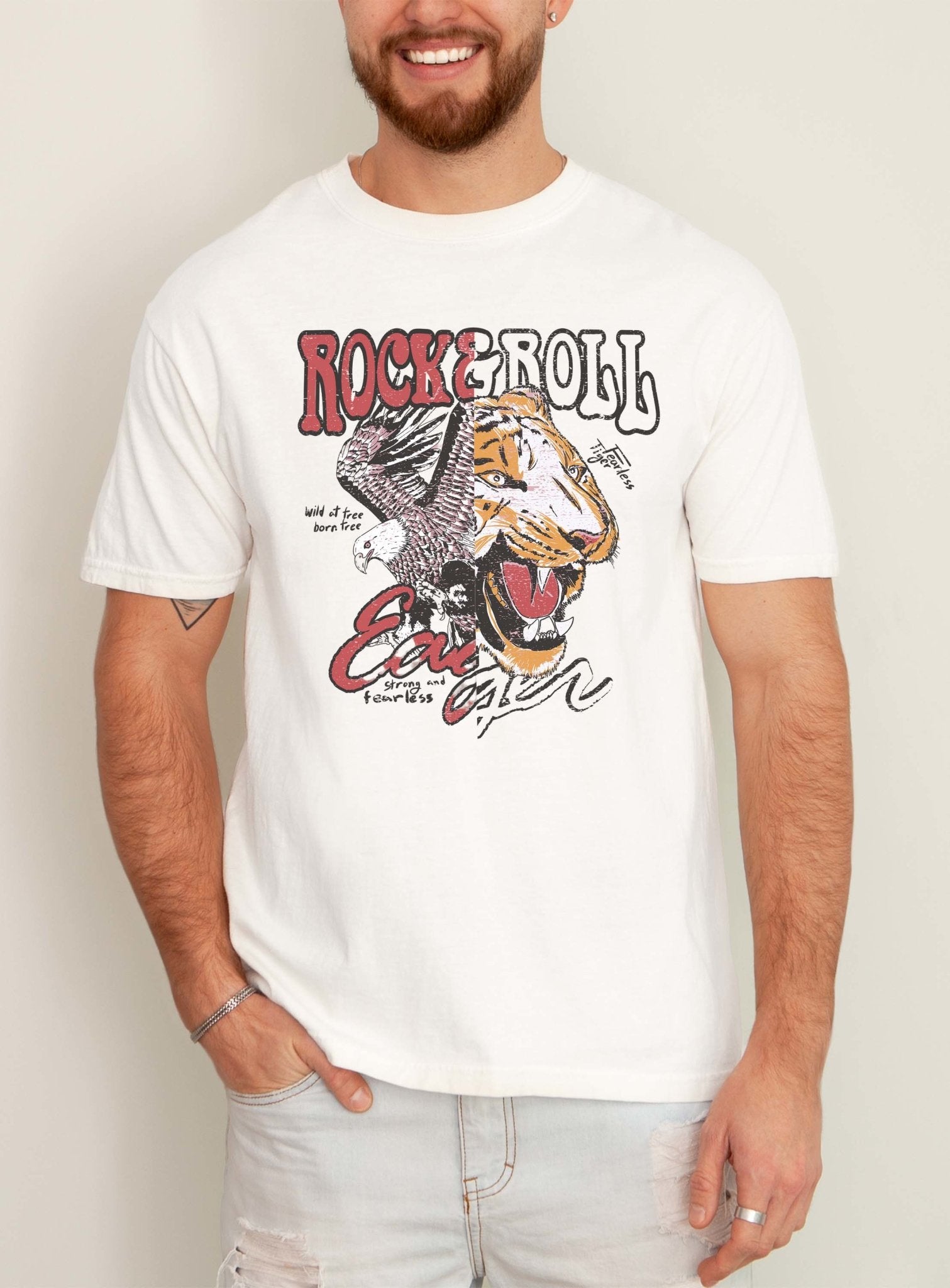 Rock & Roll Mens Tee - UntamedEgo LLC.