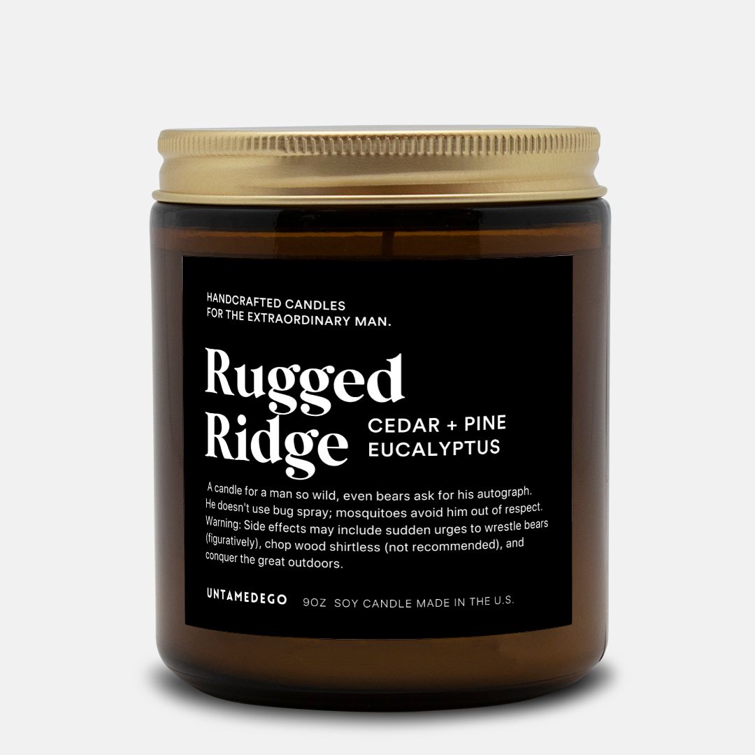 Rugged Ridge Man Candle - UntamedEgo LLC.