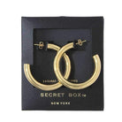 Scene Steal Gold Dipped Hoop Earrings - UntamedEgo LLC.