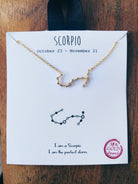 Scorpio Constellation Star Charm Necklace - UntamedEgo LLC.