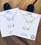 Scorpio Constellation Star Charm Necklace - UntamedEgo LLC.
