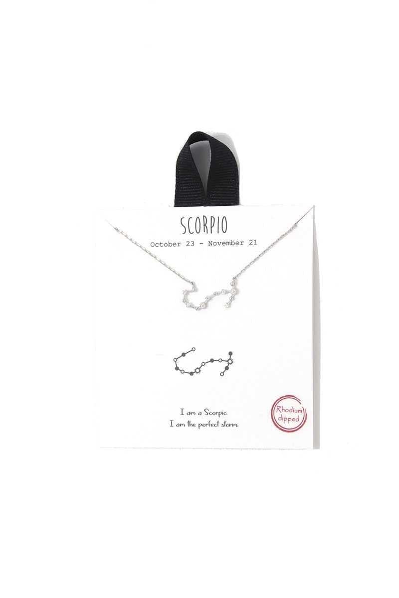 Scorpio Constellation Star Charm Necklace - UntamedEgo LLC.