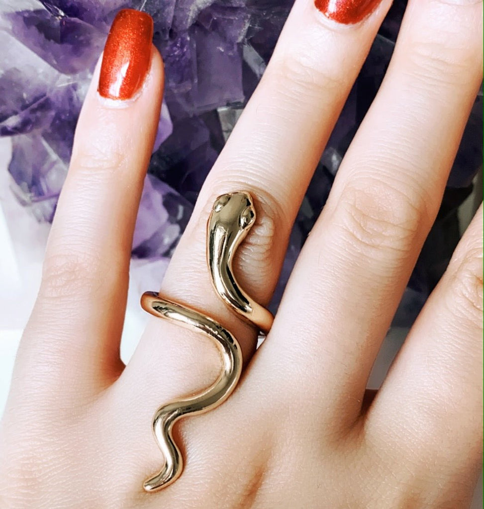 Serpent Gold Ring - UntamedEgo LLC.