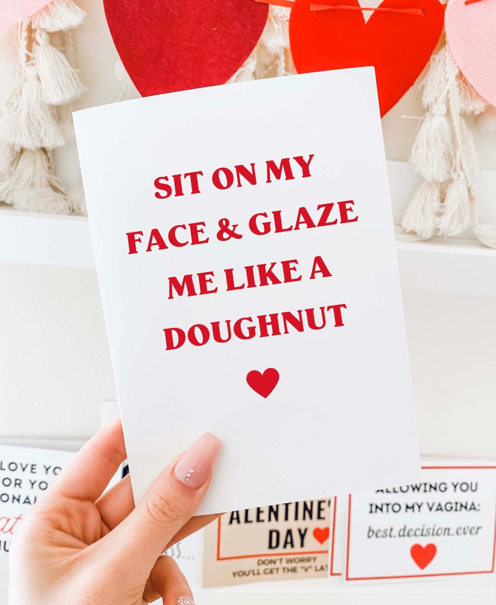 Sit One My Face And Glaze Me Like A Doughnut Card - UntamedEgo LLC.