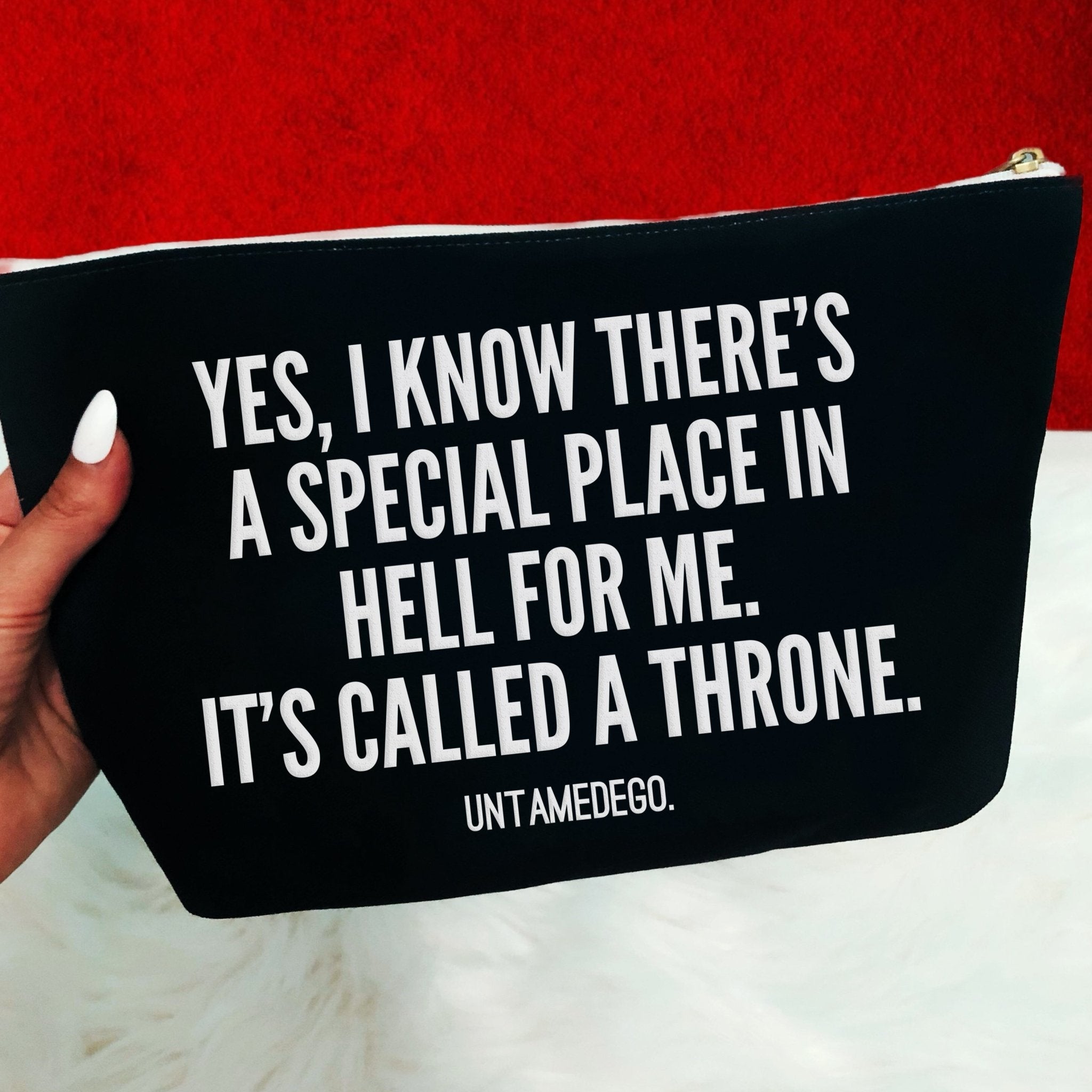 Special Place In Hell Cosmetics Bag - UntamedEgo LLC.