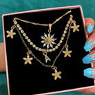 Summer Flower Layered Necklace - UntamedEgo LLC.