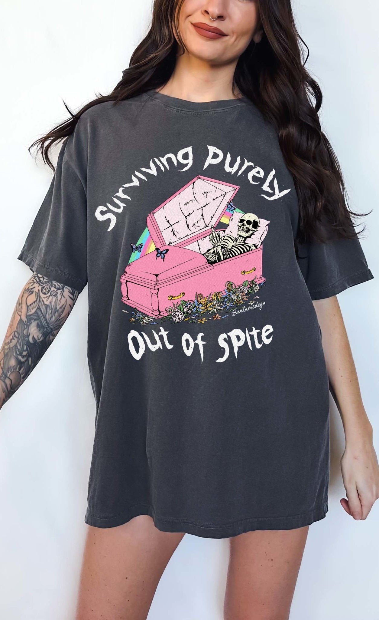 Surviving Purely Out Of Spite Tee - UntamedEgo LLC.